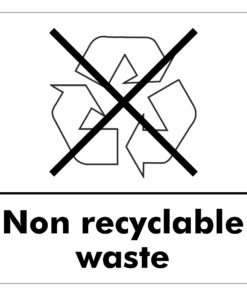 Non Recyclable Waste Sign