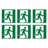 Fire Exit Right Symbol - Pack Of 6