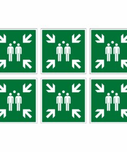 Assembly Point Symbol - Pack Of 6
