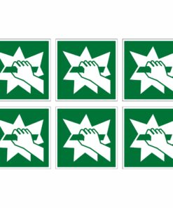 Break To Obtain Access Symbol - Pack Of 6
