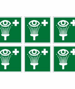 Eyewash Station Symbol - Pack Of 6