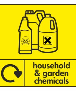 Household And Garden Chemicals Recycling Sign