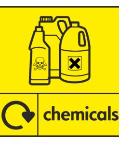 Chemicals Recycling Sign