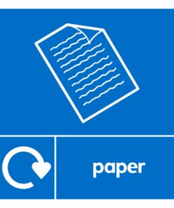 Paper Recycling Sign