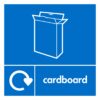 Cardboard Recycling Sign