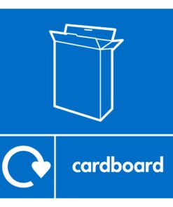 Cardboard Recycling Sign
