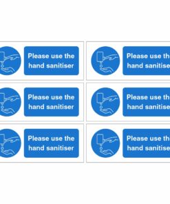 Please Use The Hand Sanitiser Signs - Set Of 6