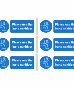 Please Use The Hand Sanitiser Signs - Set Of 6