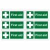 First Aid Signs - Set Of 6