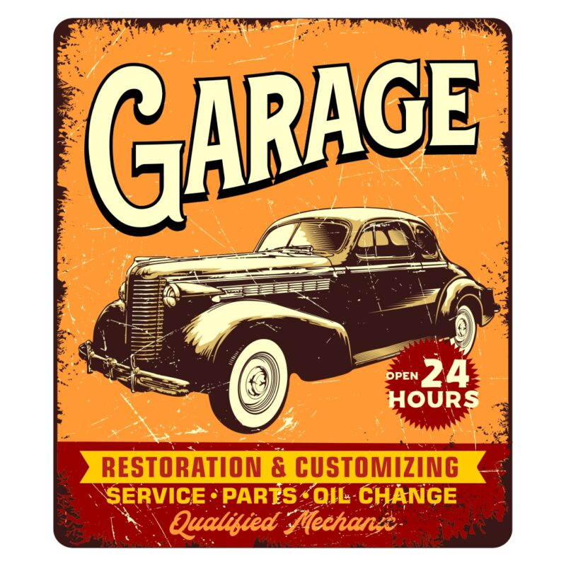 Garage Restoration And Customizing Open 24 Hours Qualified Mechanic ...