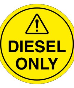 Diesel Only Sign