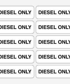 Diesel Only Signs - Pack Of 10