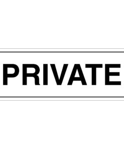 Private Sign