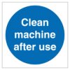 Clean Machine After Use