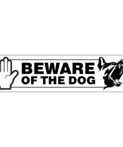 Beware Of The Dog Letterbox Sign