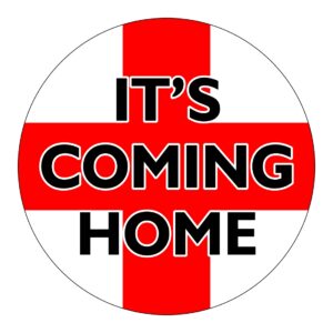 Its Coming Home England Football Vehicle Bumper Sticker