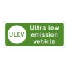 Ultra Low Emission Vehicle Sign