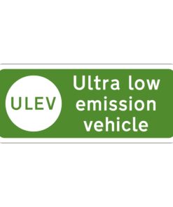 Ultra Low Emission Vehicle Sign