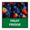 Fruit Fridge Sign