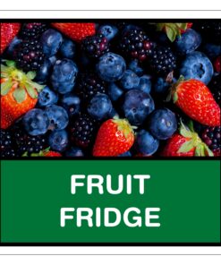 Fruit Fridge Sign