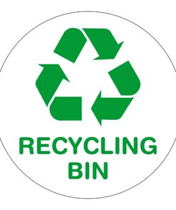 Recycling Bin Sign