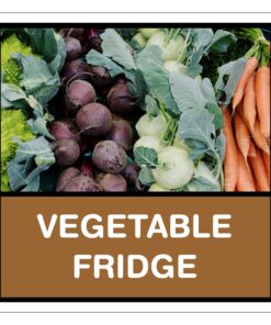 Vegetable Fridge Sign