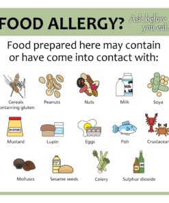 Food Allergy? Ask Before You Eat Sign