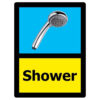 Shower Dementia Friendly Door Sign