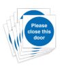 Please Close This Door - Pack Of 10 - Self adhesive labels