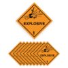 Explosive 1 - GHS Diamond - Pack Of 10 - Self adhesive labels