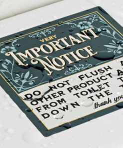 Alternative view of Do not flush any other product apart from toilet tissue