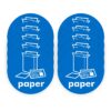 Paper - Pack Of 10 - Recycling self adhesive labels
