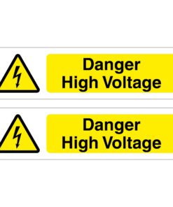 Danger High Voltage - Pack of 2