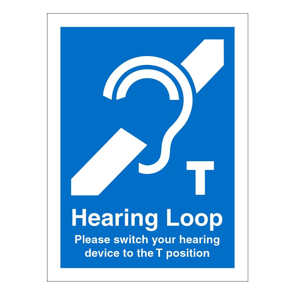 Hearing Loop - Please Switch Your Hearing Device To The T Position