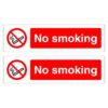 No Smoking - Pack of 2
