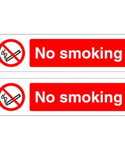 No Smoking - Pack of 2