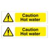 Caution Hot Water - Pack of 2