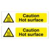 Caution Hot Surface - Pack of 2