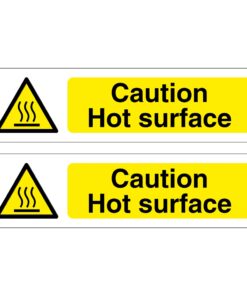 Caution Hot Surface - Pack of 2