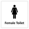 Female Toilet Door Sign
