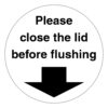 Please Close The Lid Before Flushing