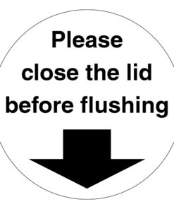 Please Close The Lid Before Flushing