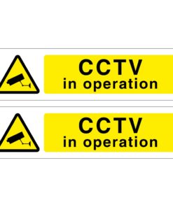 CCTV In Operation Signs (Pack of 2)