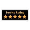 5 Star Service Rating Sign