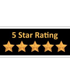 5 Star Rating Sign