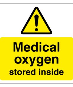 Medical Oxygen Stored Inside