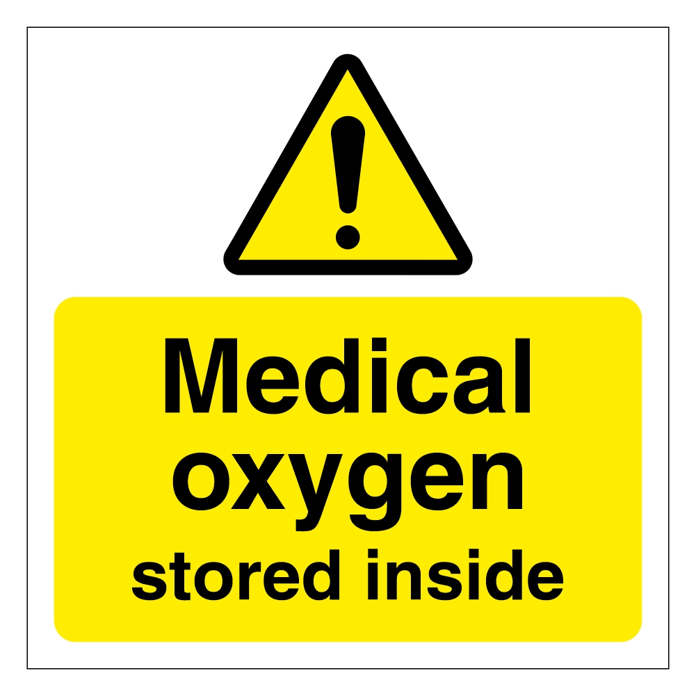 Medical Oxygen Stored Inside