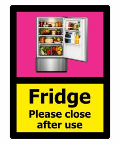 Fridge Dementia Friendly Door Sign
