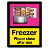 Freezer Dementia Friendly Door Sign